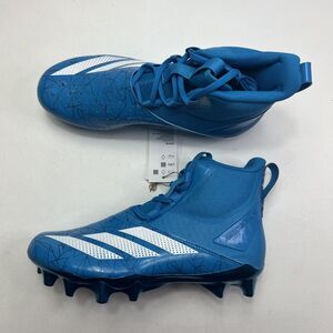 Adidas Adizero Chaos Shoes Mens Size 8.5 Blue White Football Cleats IF9718 New